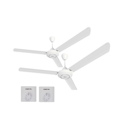 Mistral Ceiling Fan (2 Units) Black (60") MCF60LE