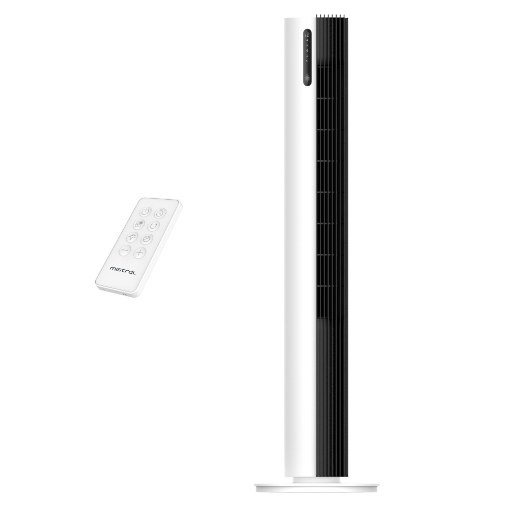 Mistral DC Tower Fan with Steriliser (44") MFD101D