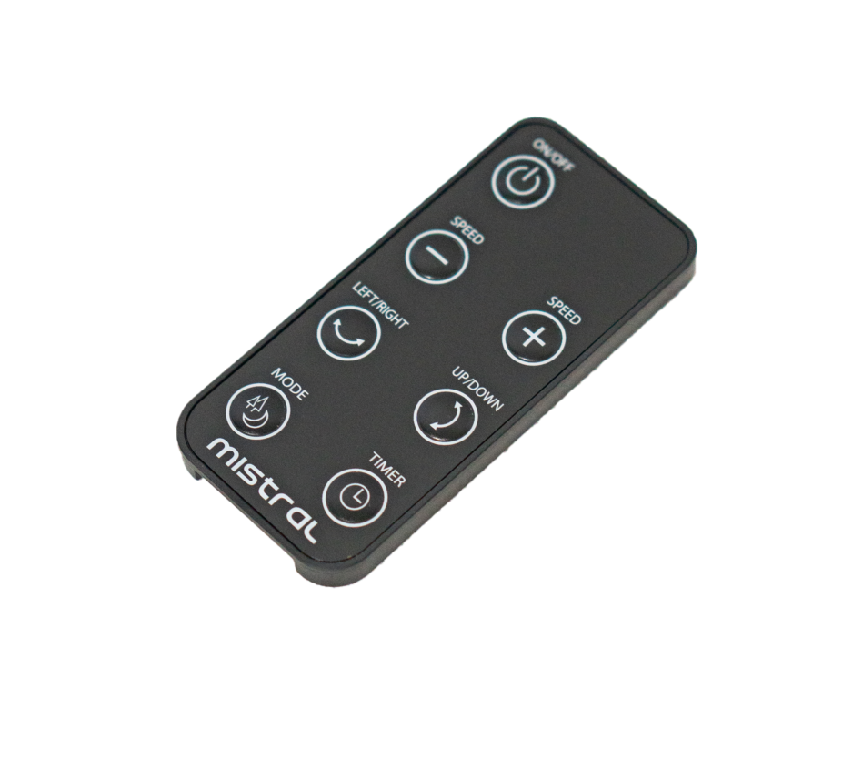 Mistral High Velocity Fan  with Remote Control (7") MHV700FST