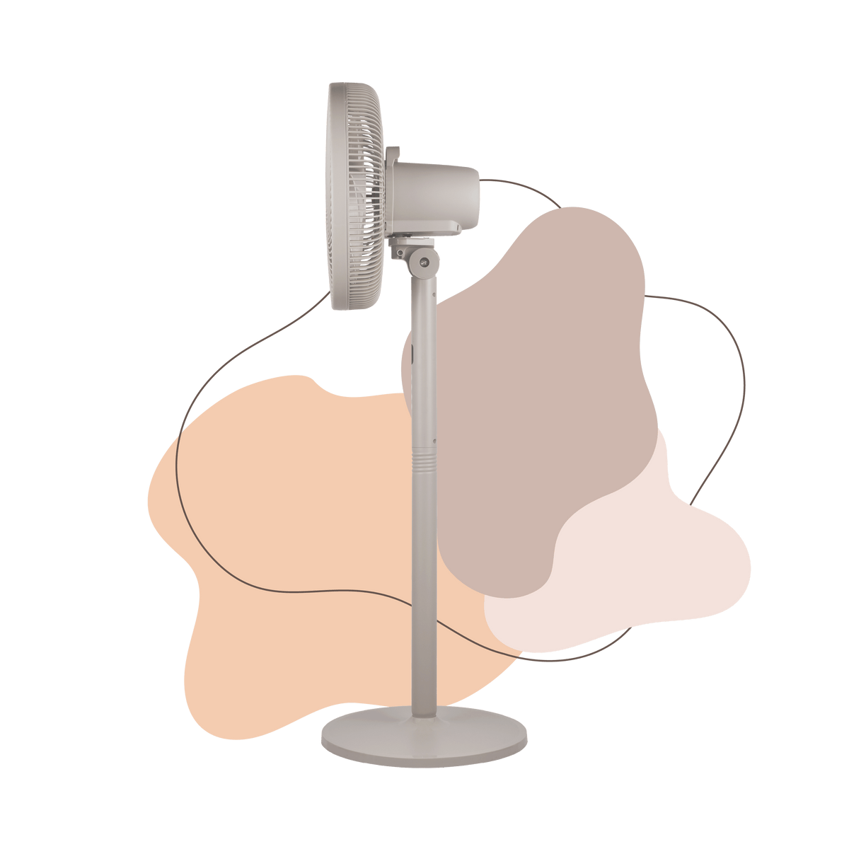 12" BLDC High Velocity Stand Fan with Remote