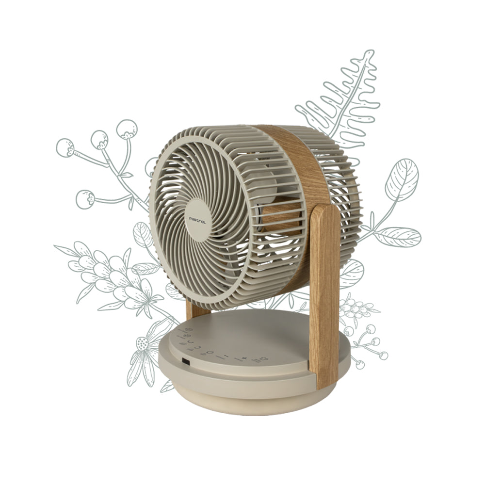 Mistral Double Blade DC High Velocity Fan with Remote  (8”) MHV812R2-G