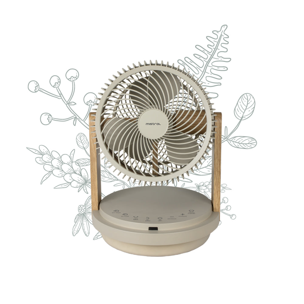 Mistral Double Blade DC High Velocity Fan with Remote  (8”) MHV812R2-G