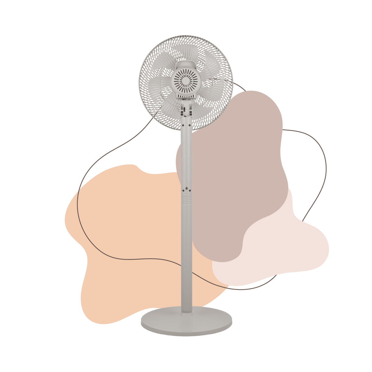 12" BLDC High Velocity Stand Fan with Remote