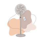 12" BLDC High Velocity Stand Fan with Remote